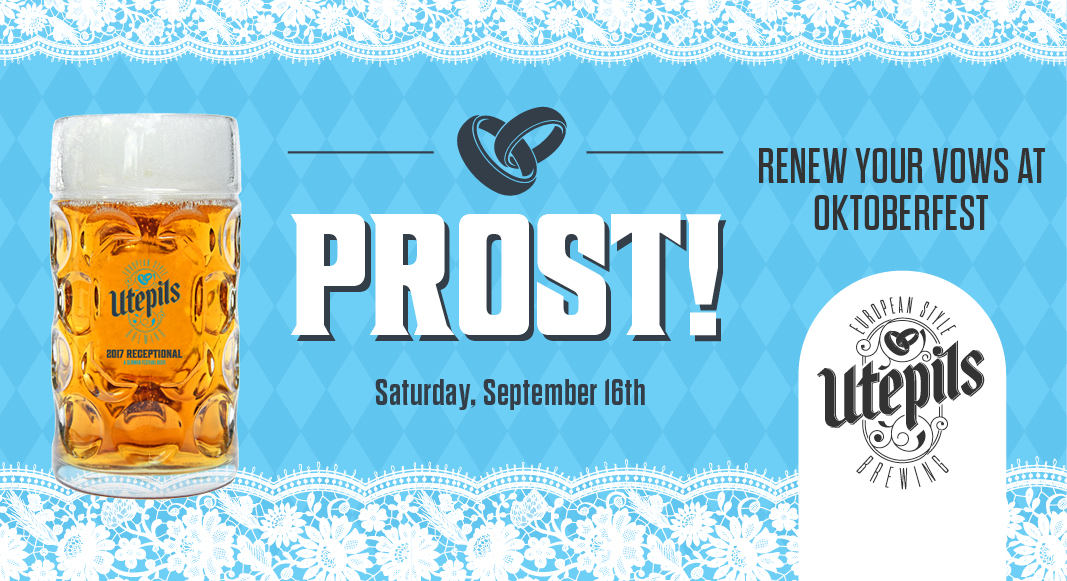 Renew your vows at Oktoberfest Utepils Brewing