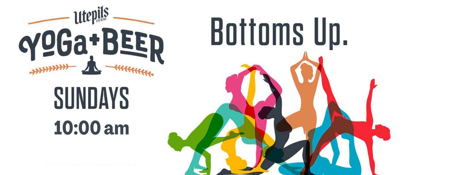 Yoga and Beer at Utepils on Sundays at 10 AM, bottoms up!