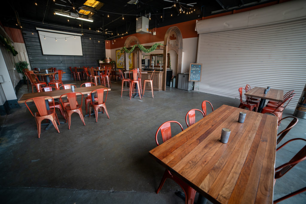 Private event space at Utepils