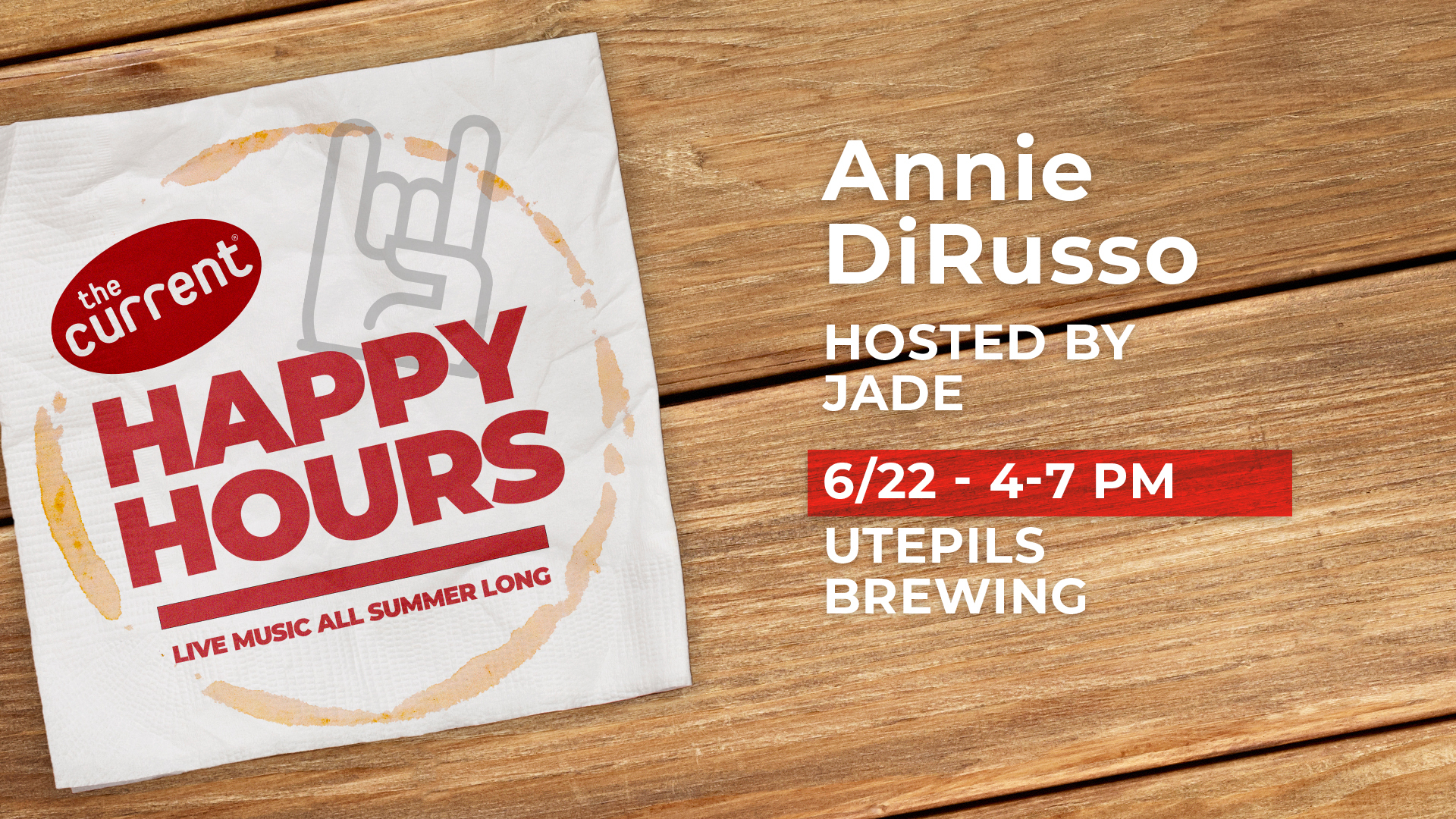 Annie DiRusso Hosted by Jade 6-22 4-7 PM