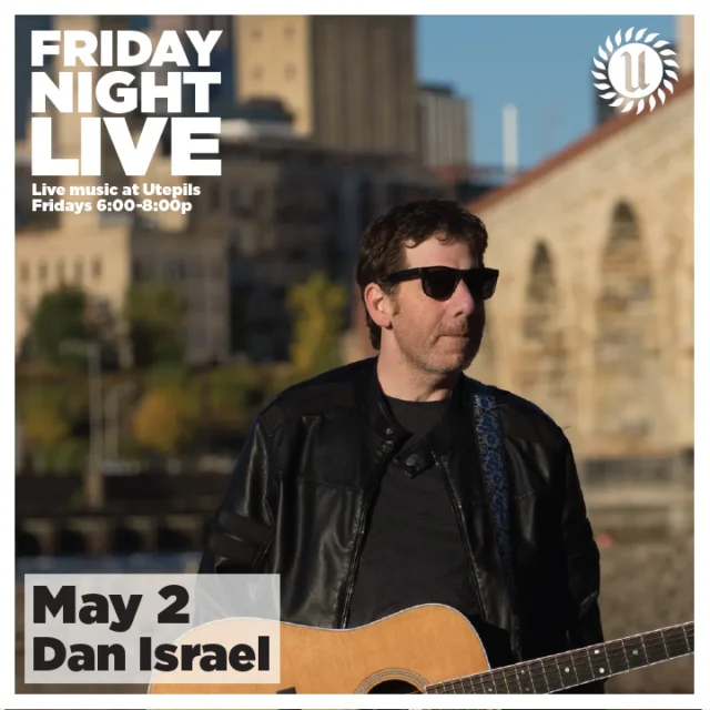 🎶 Friday Night Live Reminder 🎶

This Friday from 6:00PM - 8:00PM we will have Dan Israel in the house!

🙌 Friday Night Live is a FREE Live Music Series open to ALL AGES. Every Friday from 6:00pm-8:00pm (subject to change) for the next few months, FNL will be bringing in music from all over and all different genres.

Make sure to get here early so that you have time to shop and enjoy some live music!

🍺 Also, Friday Happy Hour | 11:00AM - 5:00PM
🚚 Friday Food Truck | Bad Rooster | 4:00PM - 8:00PM

In the meantime, it's Wednesday and we have Trivia Mafia from 7:00PM - 9:00PM!

Hours today from 3:00PM - 10:00PM.
🚚 Food Truck | JuneBug | 4:00PM - 8:00PM

Cheers! 🍻

#utepilsbrewing #fridaynightlive #fnl #danisrael #livemusic #brewerymusic #minnesotacraftbeer #drinklocal #cheers